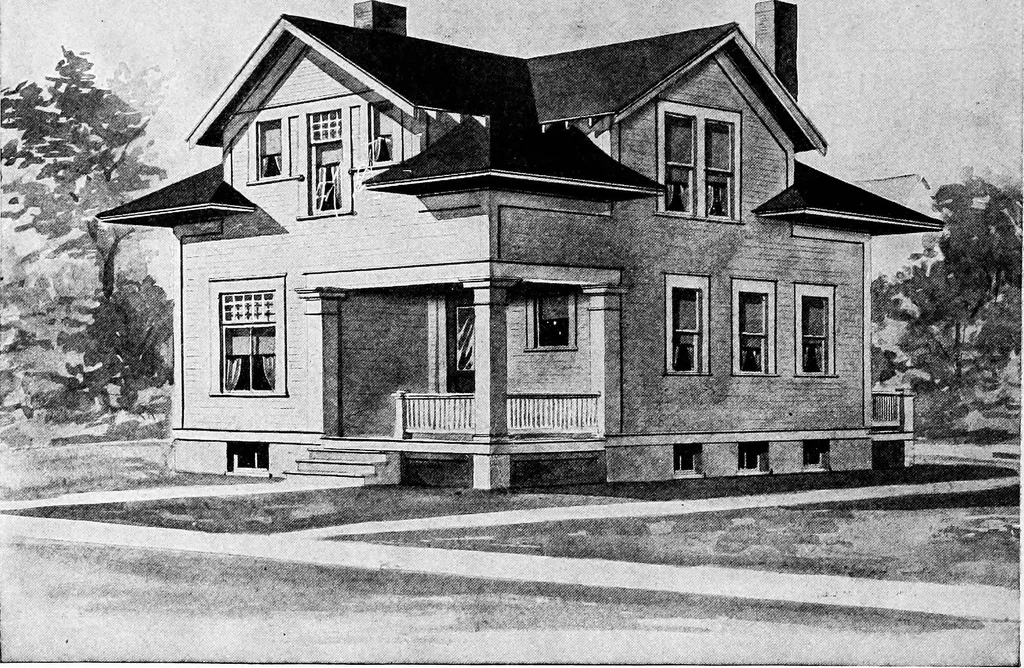 An illustration from Radford's artistic homes; 250 designs ..., 1908, leaf 251