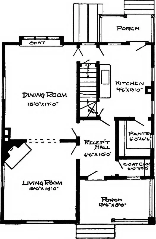 An illustration from Radford's artistic homes; 250 designs ..., 1908, leaf 251
