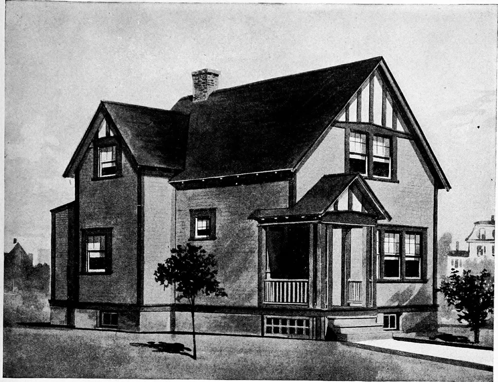 An illustration from Radford's artistic homes; 250 designs ..., 1908, leaf 252