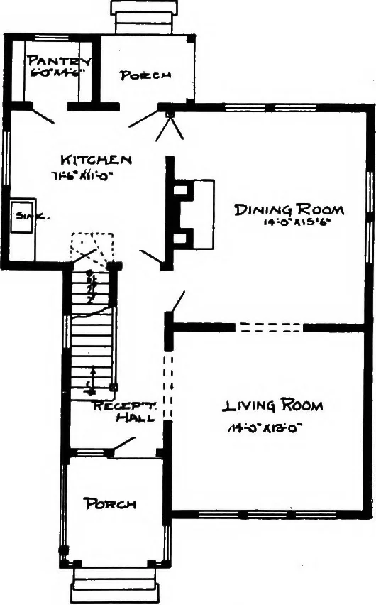 An illustration from Radford's artistic homes; 250 designs ..., 1908, leaf 252