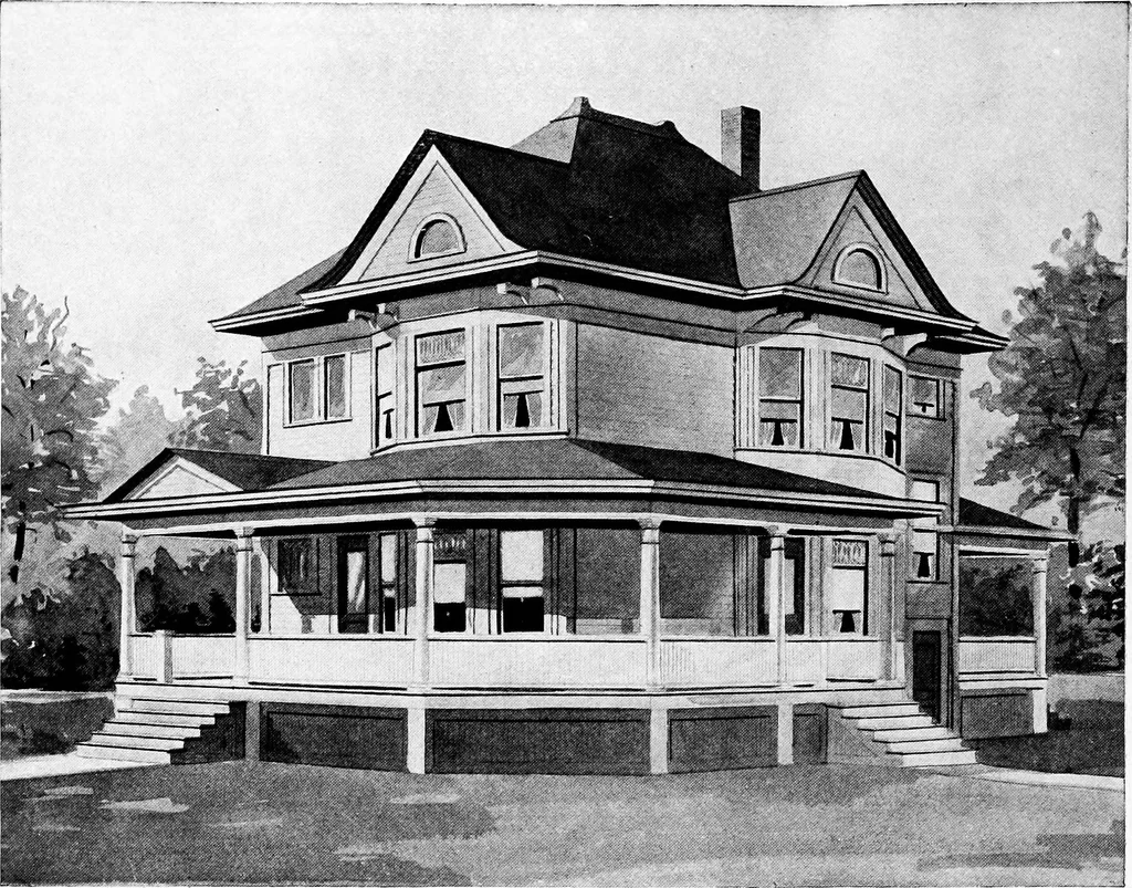 An illustration from Radford's artistic homes; 250 designs ..., 1908, leaf 257