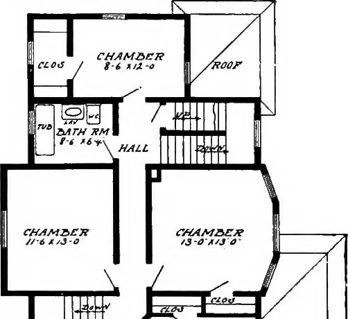An illustration from Radford's artistic homes; 250 designs ..., 1908, leaf 257