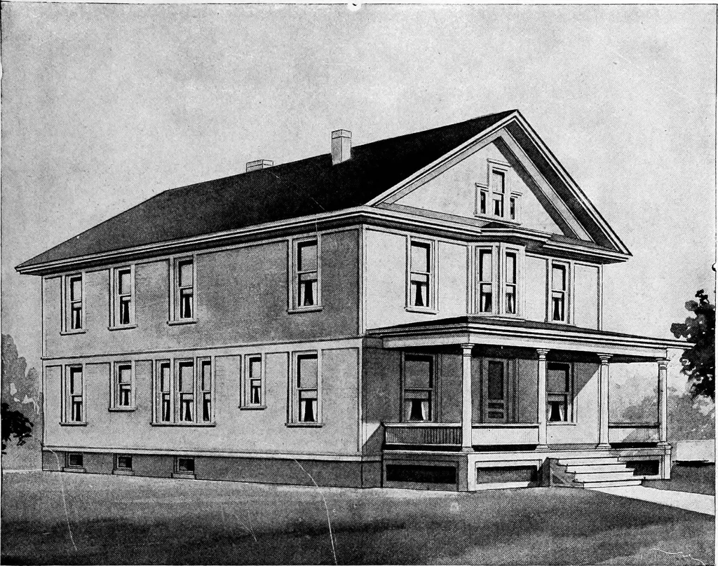 An illustration from Radford's artistic homes; 250 designs ..., 1908, leaf 258