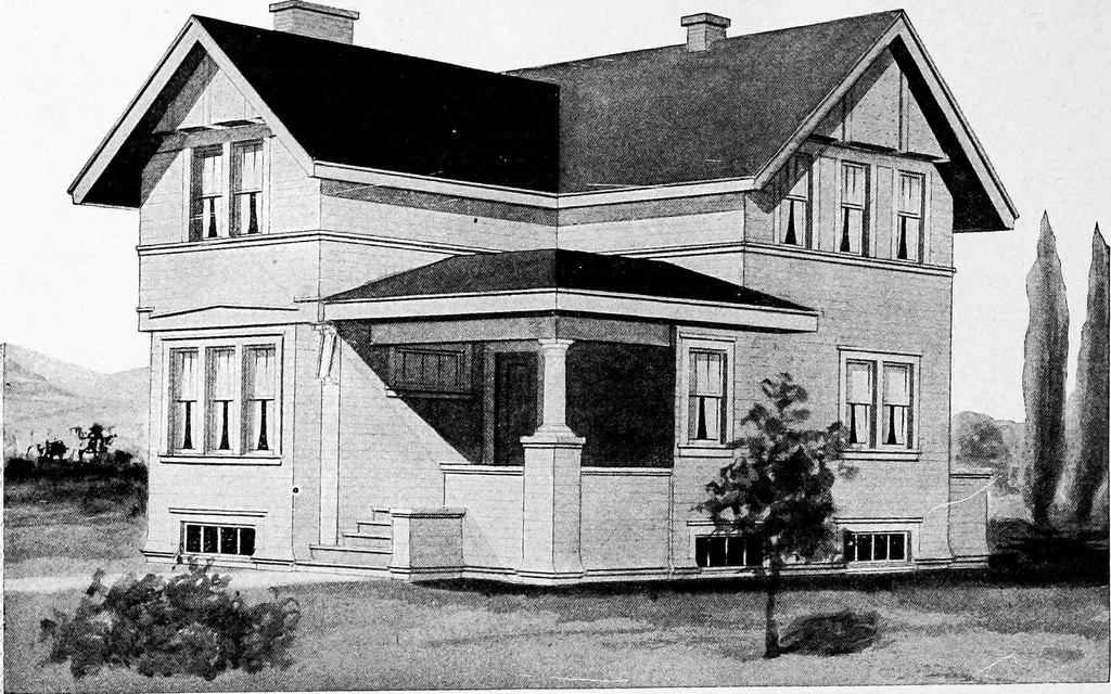 An illustration from Radford's artistic homes; 250 designs ..., 1908, leaf 259