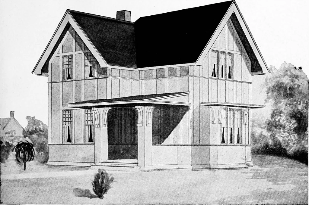An illustration from Radford's artistic homes; 250 designs ..., 1908, leaf 260