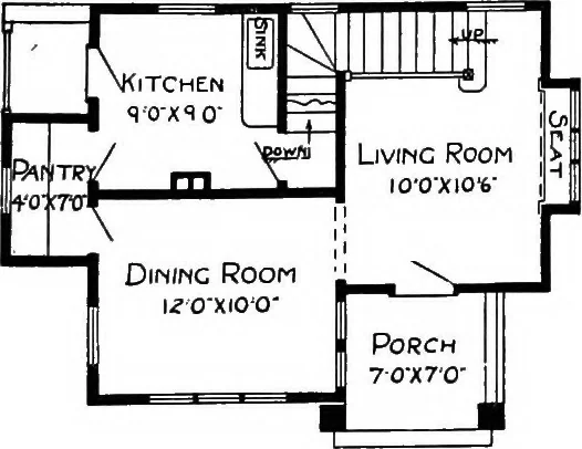 An illustration from Radford's artistic homes; 250 designs ..., 1908, leaf 260