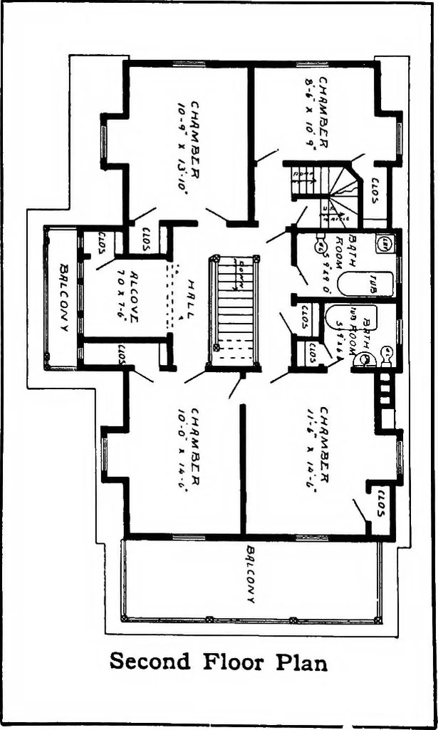 An illustration from Radford's artistic homes; 250 designs ..., 1908, leaf 262