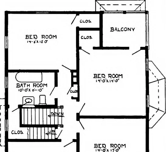 An illustration from Radford's artistic homes; 250 designs ..., 1908, leaf 263