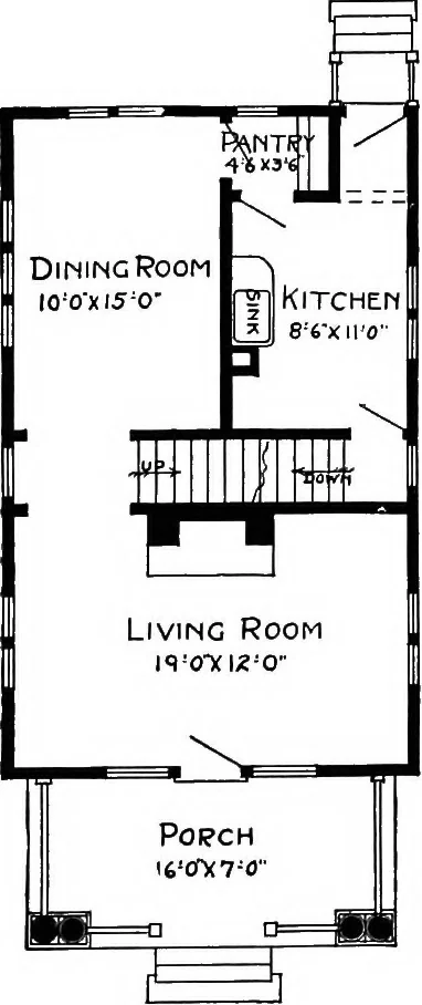An illustration from Radford's artistic homes; 250 designs ..., 1908, leaf 29