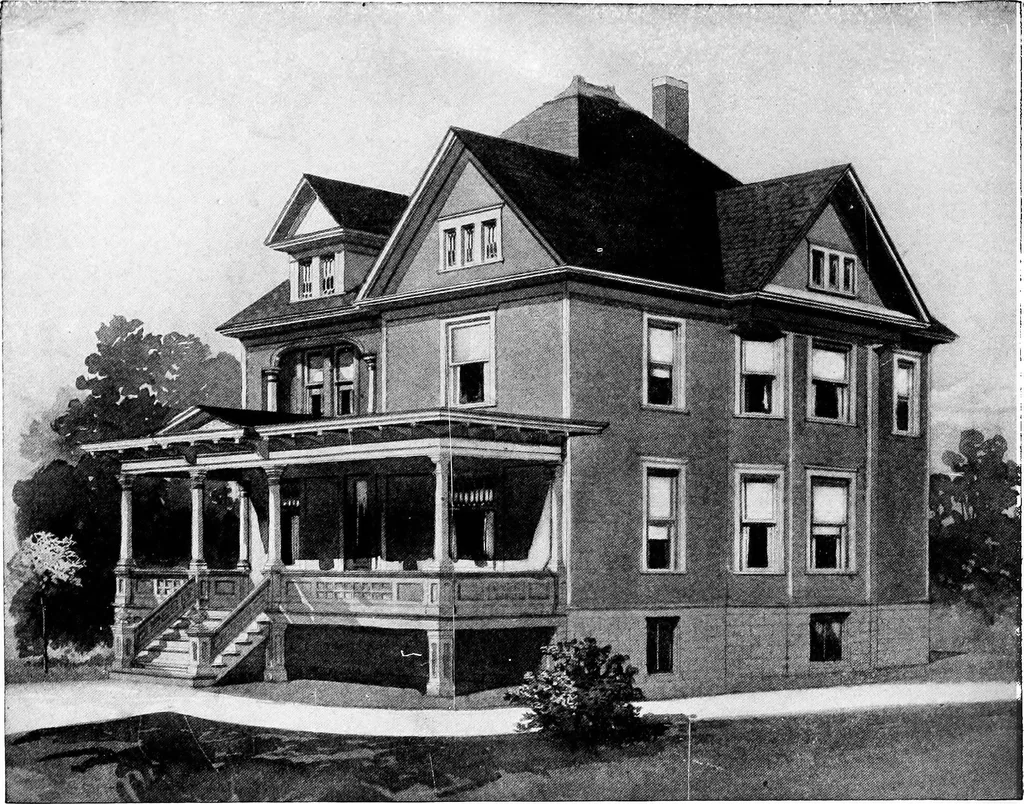 An illustration from Radford's artistic homes; 250 designs ..., 1908, leaf 31