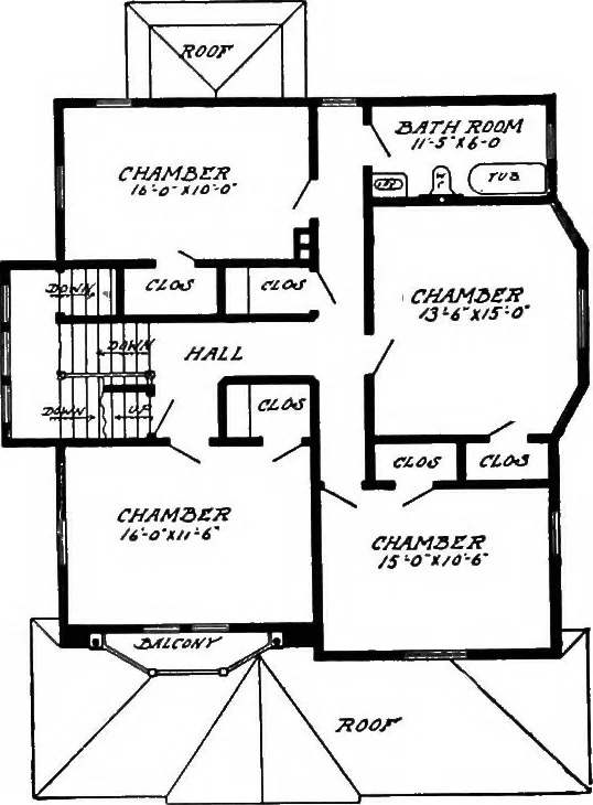 An illustration from Radford's artistic homes; 250 designs ..., 1908, leaf 31