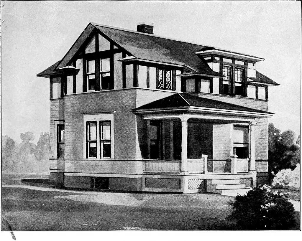 An illustration from Radford's artistic homes; 250 designs ..., 1908, leaf 32