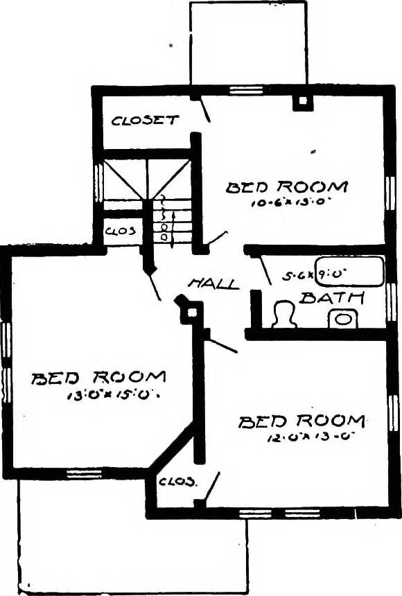 An illustration from Radford's artistic homes; 250 designs ..., 1908, leaf 32