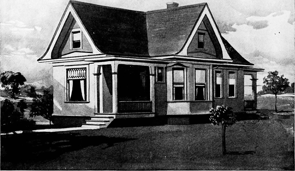 An illustration from Radford's artistic homes; 250 designs ..., 1908, leaf 33
