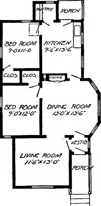 An illustration from Radford's artistic homes; 250 designs ..., 1908, leaf 33