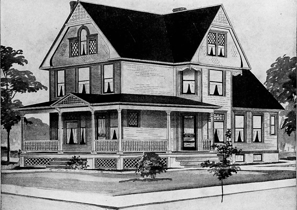 An illustration from Radford's artistic homes; 250 designs ..., 1908, leaf 42