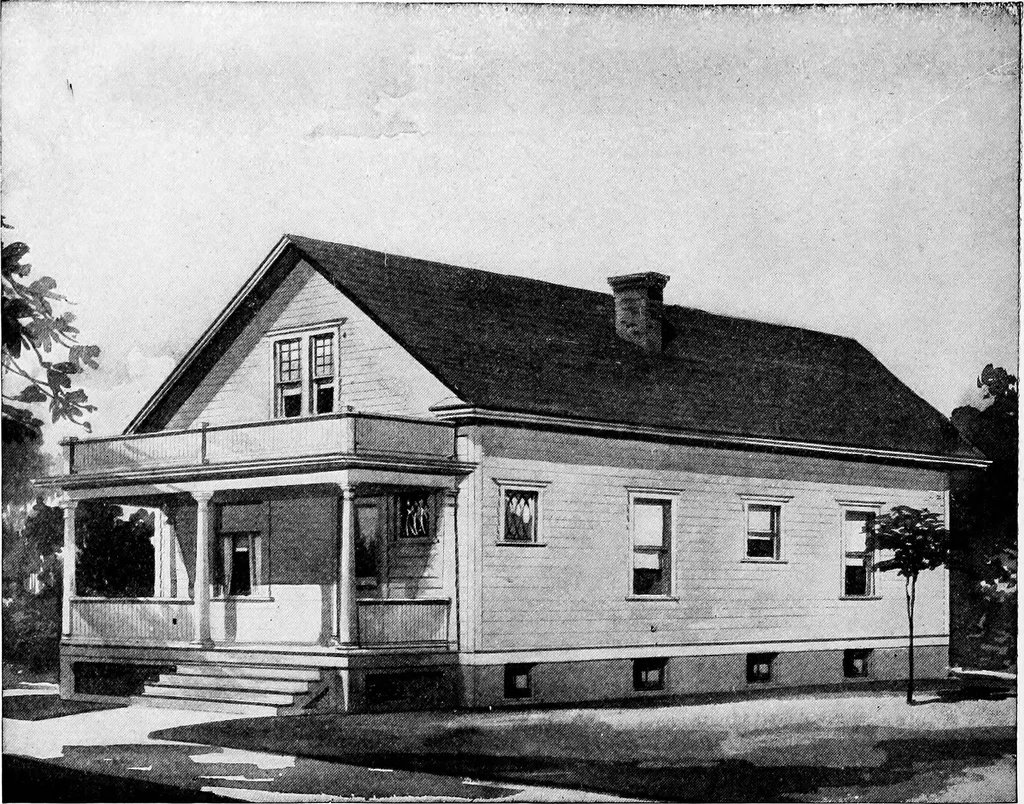 An illustration from Radford's artistic homes; 250 designs ..., 1908, leaf 43