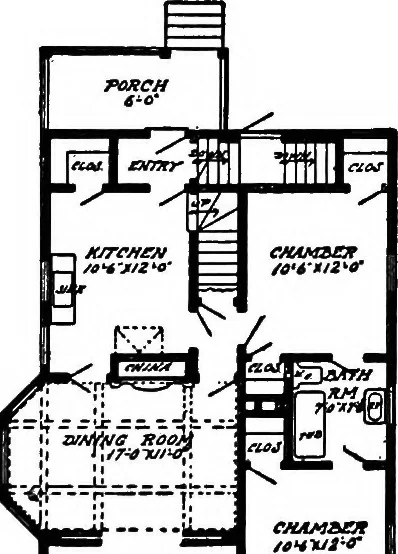 An illustration from Radford's artistic homes; 250 designs ..., 1908, leaf 43