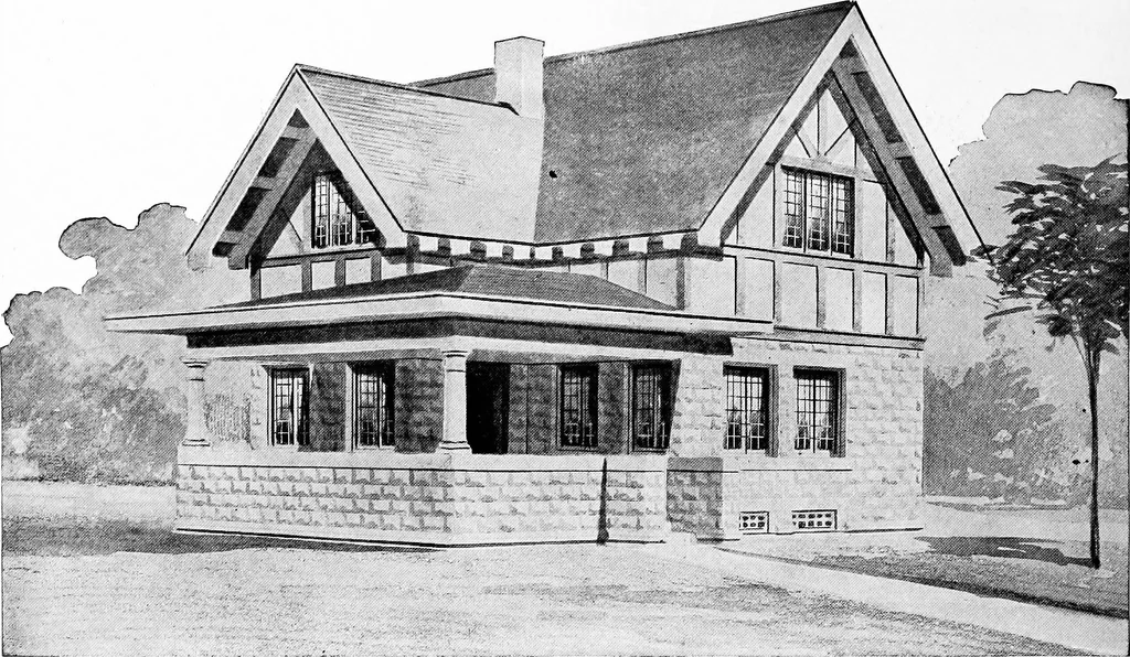 An illustration from Radford's artistic homes; 250 designs ..., 1908, leaf 45