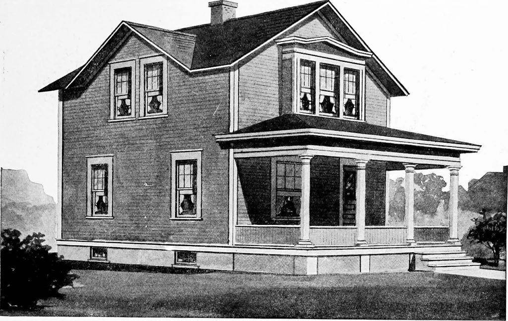 An illustration from Radford's artistic homes; 250 designs ..., 1908, leaf 46