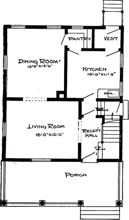 An illustration from Radford's artistic homes; 250 designs ..., 1908, leaf 46
