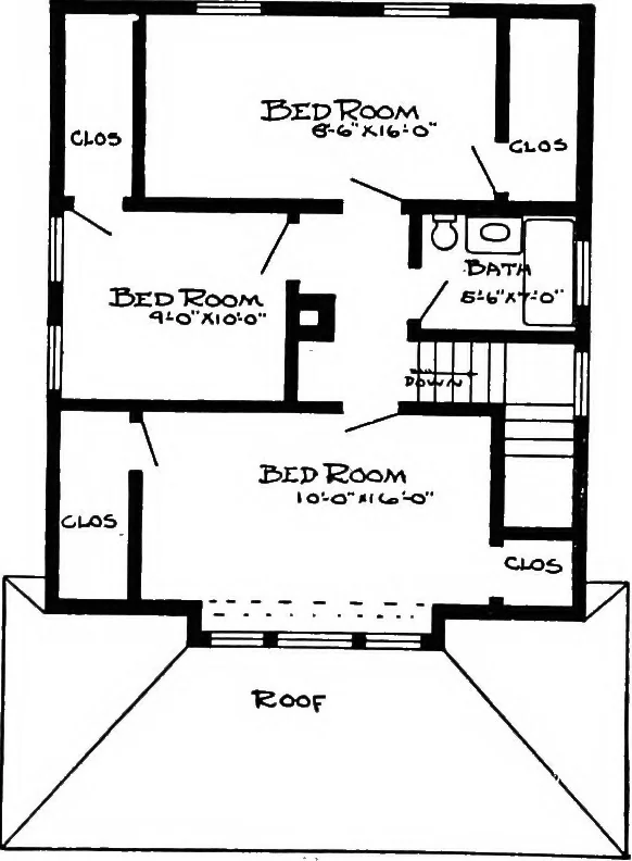 An illustration from Radford's artistic homes; 250 designs ..., 1908, leaf 46