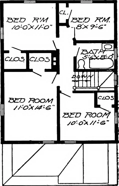 An illustration from Radford's artistic homes; 250 designs ..., 1908, leaf 47
