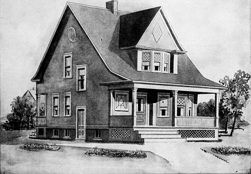 An illustration from Radford's artistic homes; 250 designs ..., 1908, leaf 48