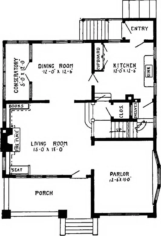 An illustration from Radford's artistic homes; 250 designs ..., 1908, leaf 52