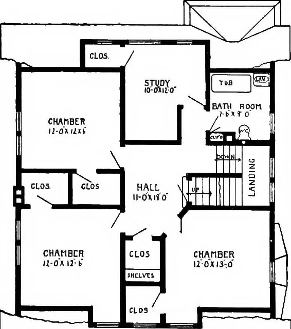 An illustration from Radford's artistic homes; 250 designs ..., 1908, leaf 52