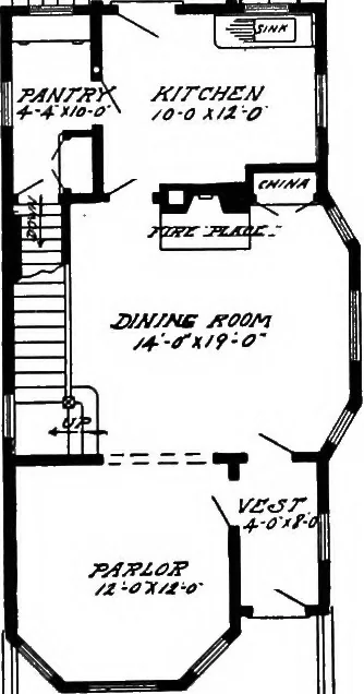 An illustration from Radford's artistic homes; 250 designs ..., 1908, leaf 53