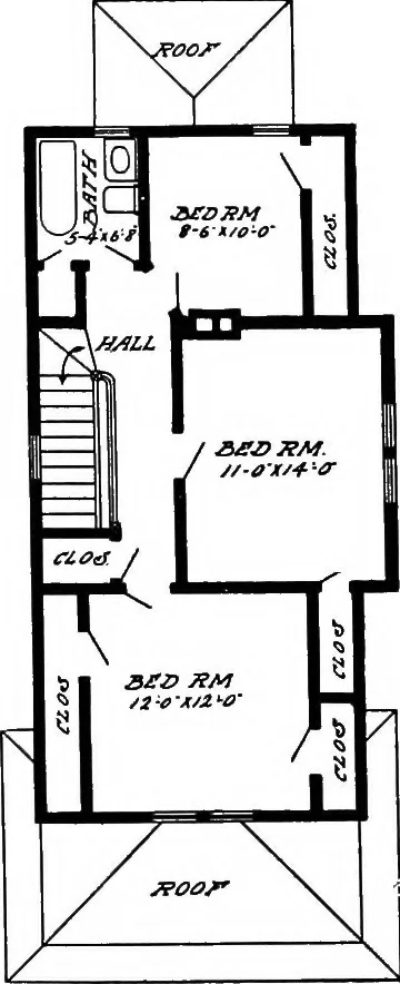 An illustration from Radford's artistic homes; 250 designs ..., 1908, leaf 53