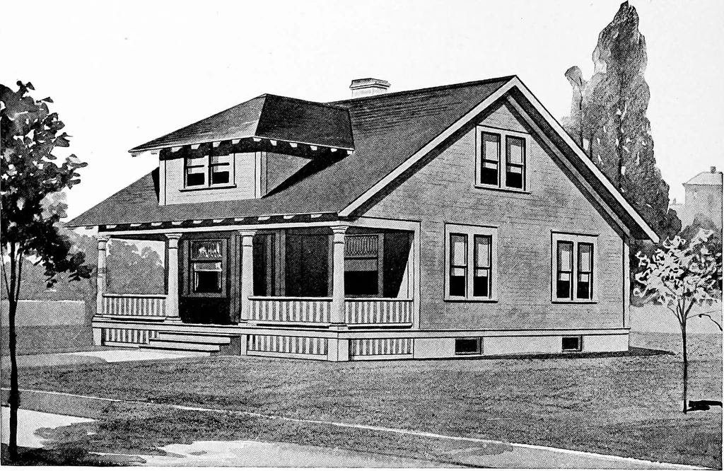 An illustration from Radford's artistic homes; 250 designs ..., 1908, leaf 55