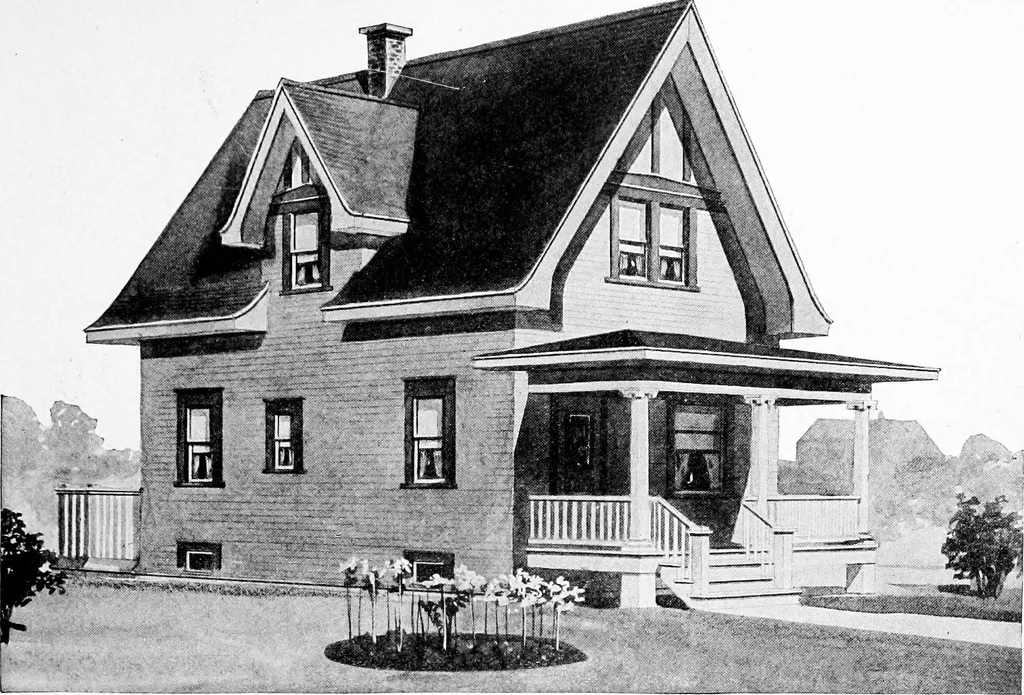 An illustration from Radford's artistic homes; 250 designs ..., 1908, leaf 56