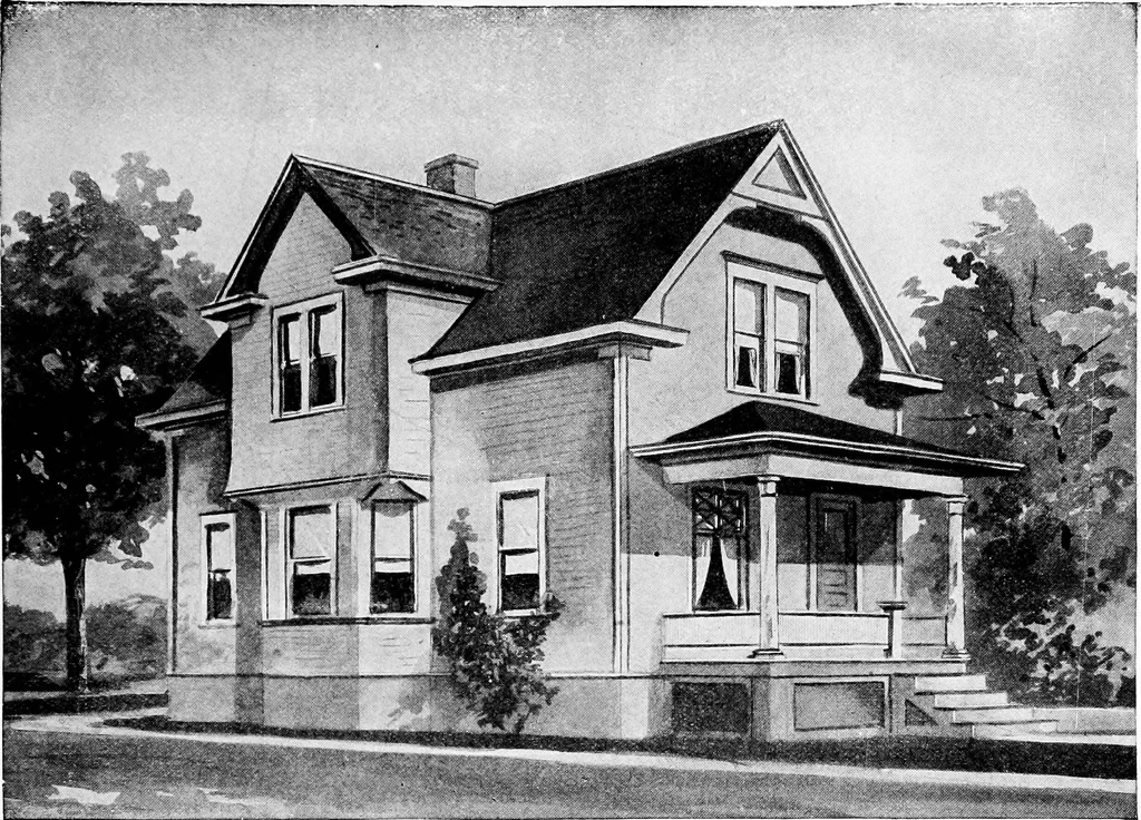 An illustration from Radford's artistic homes; 250 designs ..., 1908, leaf 60