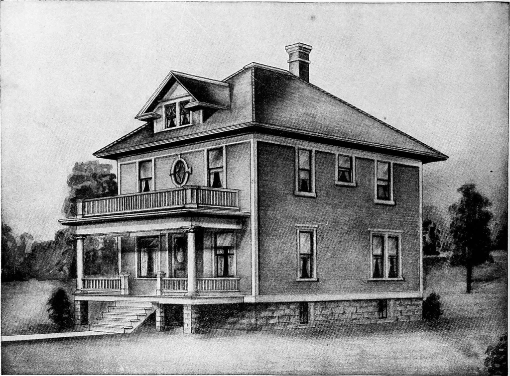 An illustration from Radford's artistic homes; 250 designs ..., 1908, leaf 61
