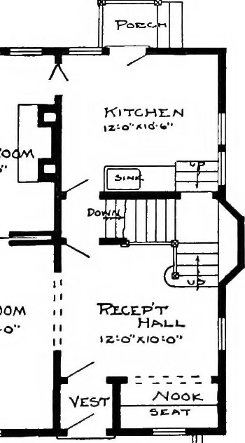 An illustration from Radford's artistic homes; 250 designs ..., 1908, leaf 63