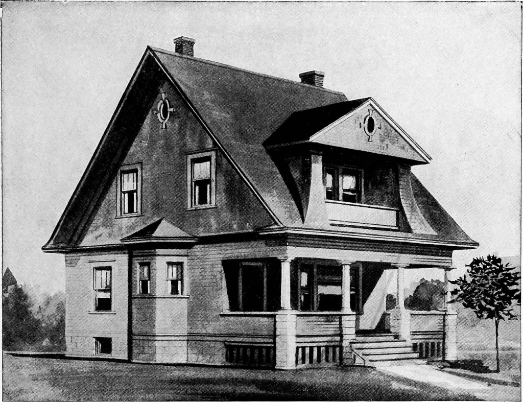 An illustration from Radford's artistic homes; 250 designs ..., 1908, leaf 64