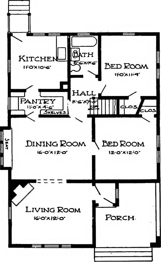 An illustration from Radford's artistic homes; 250 designs ..., 1908, leaf 65