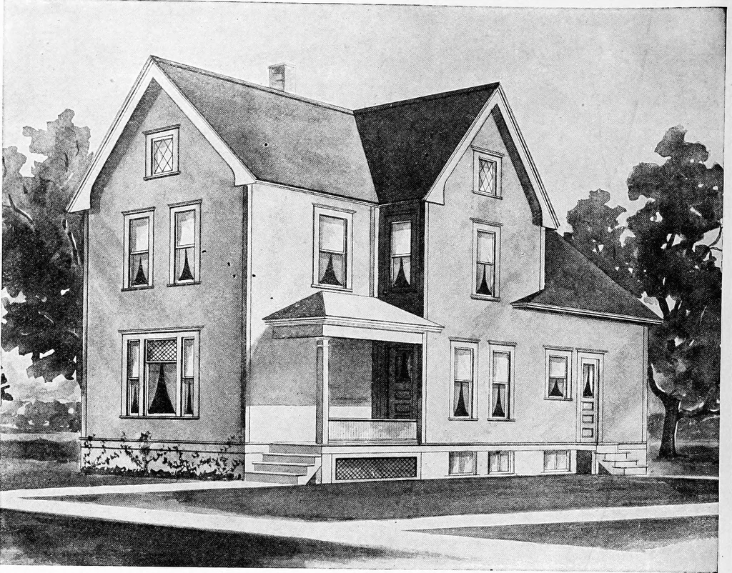 An illustration from Radford's artistic homes; 250 designs ..., 1908, leaf 67