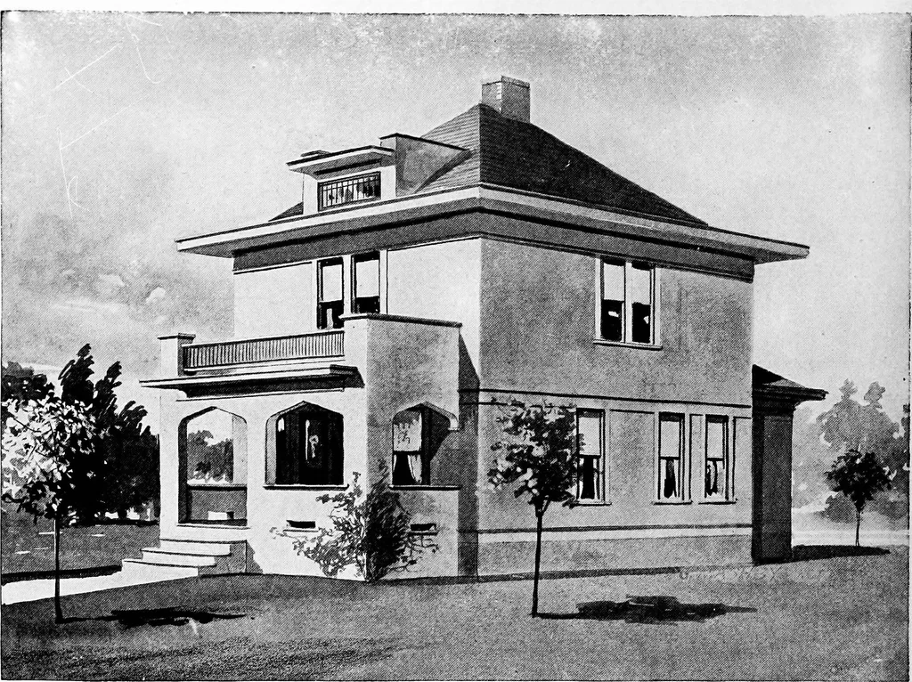 An illustration from Radford's artistic homes; 250 designs ..., 1908, leaf 69