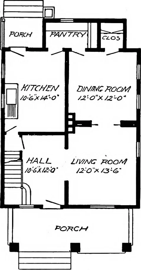 An illustration from Radford's artistic homes; 250 designs ..., 1908, leaf 69