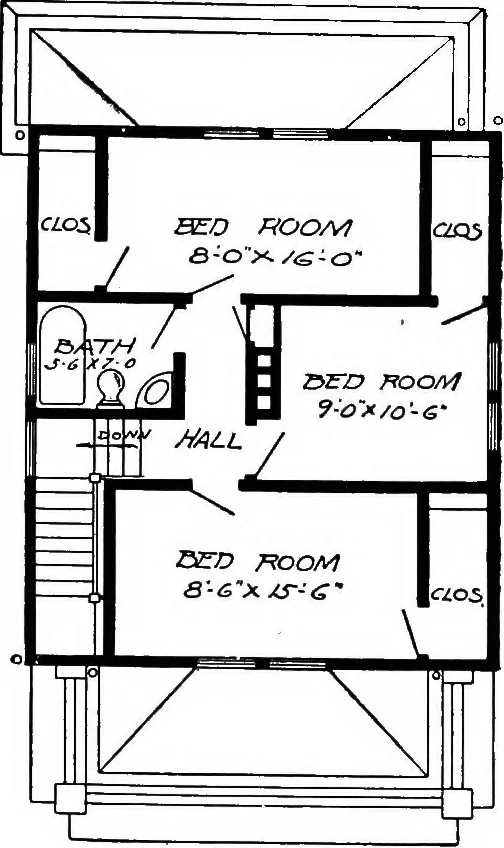 An illustration from Radford's artistic homes; 250 designs ..., 1908, leaf 69