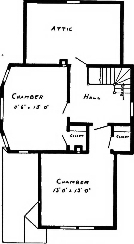 An illustration from Radford's artistic homes; 250 designs ..., 1908, leaf 70