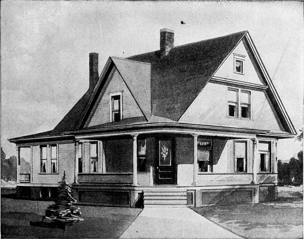 An illustration from Radford's artistic homes; 250 designs ..., 1908, leaf 72