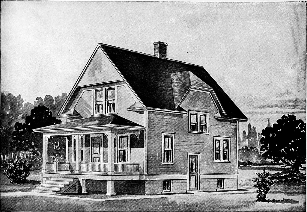 An illustration from Radford's artistic homes; 250 designs ..., 1908, leaf 73