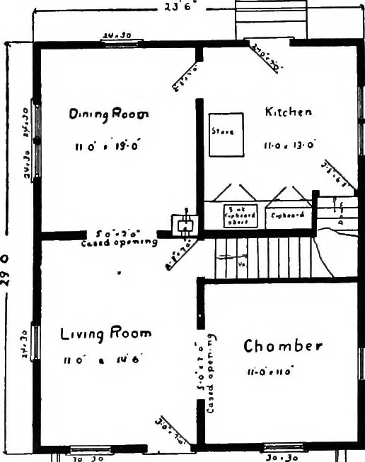 An illustration from Radford's artistic homes; 250 designs ..., 1908, leaf 73