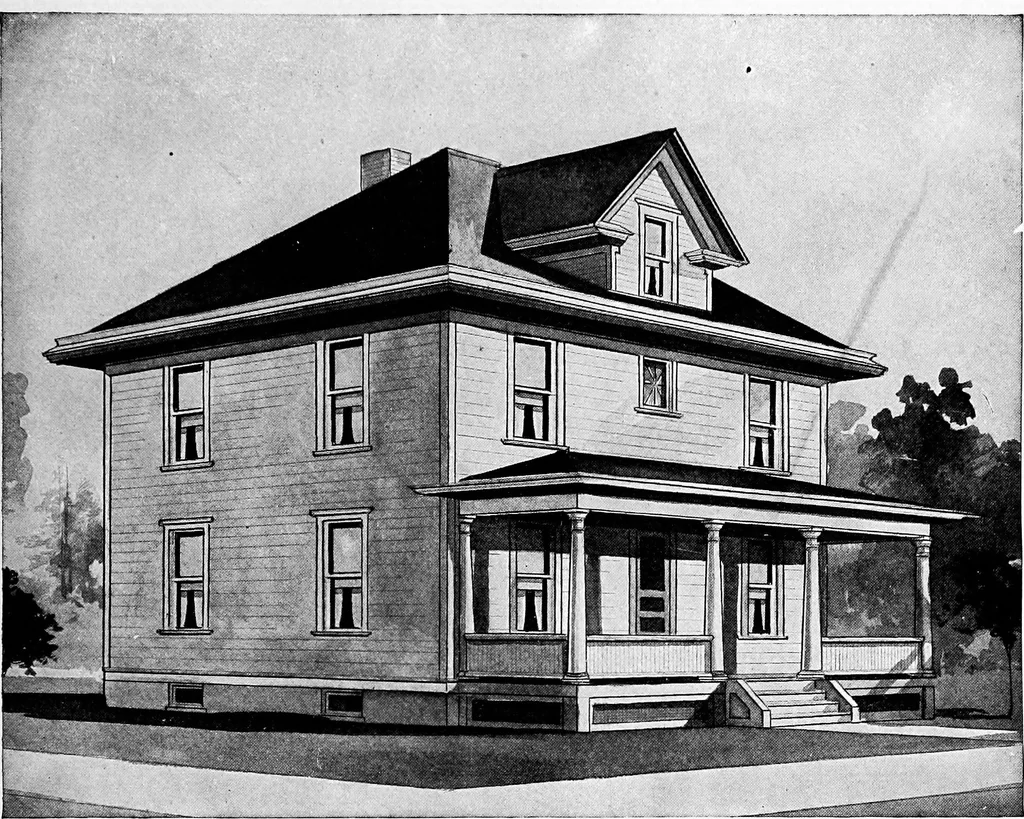 An illustration from Radford's artistic homes; 250 designs ..., 1908, leaf 74