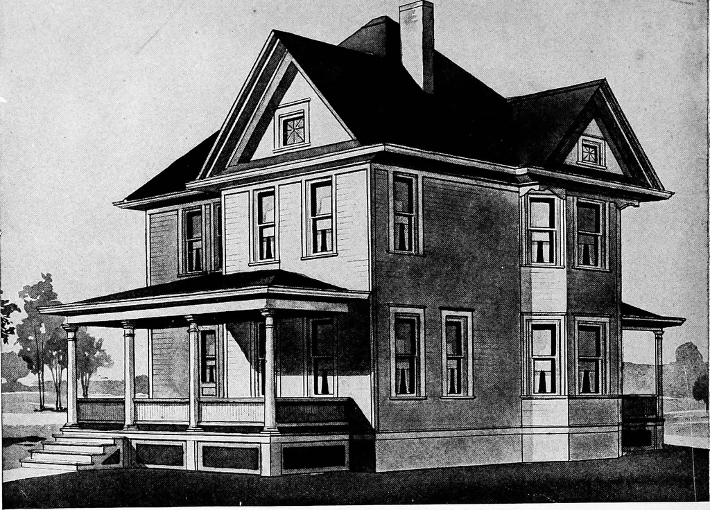 An illustration from Radford's artistic homes; 250 designs ..., 1908, leaf 75