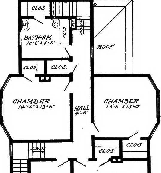 An illustration from Radford's artistic homes; 250 designs ..., 1908, leaf 75